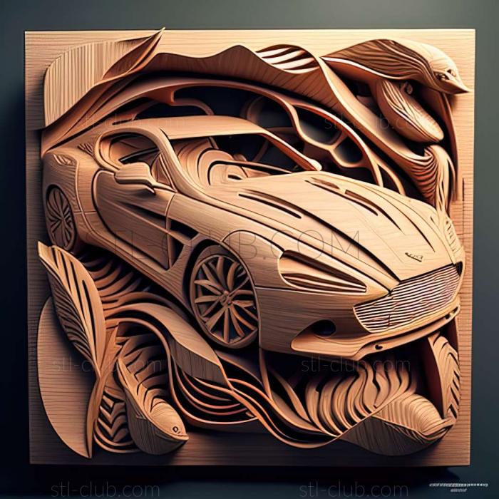 3D мадэль Aston Martin DBS (STL)